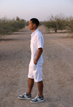 Load image into Gallery viewer, Minimalist White Short Boilersuit - Twooak Atelier