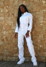 Load image into Gallery viewer, Minimalist White Boilersuit - Twooak Atelier
