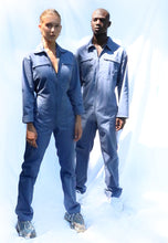 Load image into Gallery viewer, Petrol Grey Boilersuit - Twooak Atelier